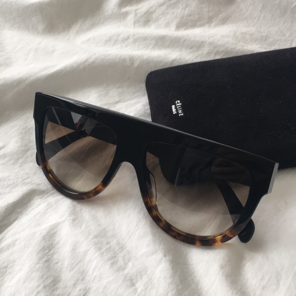 Céline Shadow Aviator Sunglasses